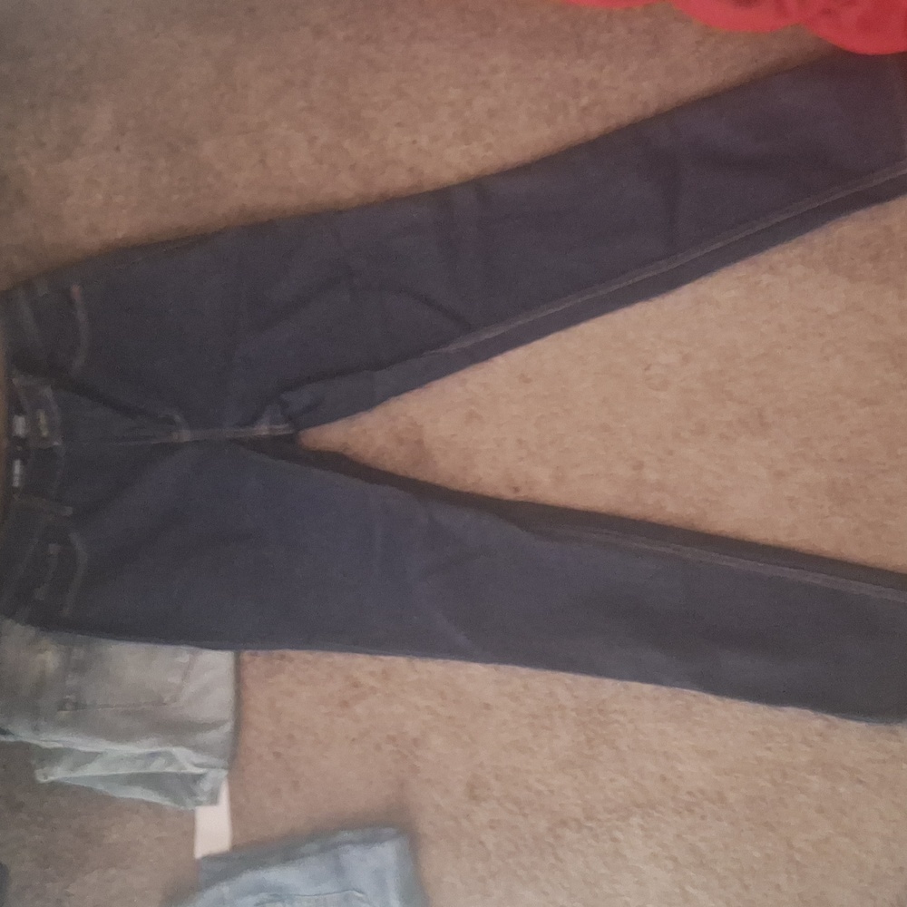 Dark blue jeans